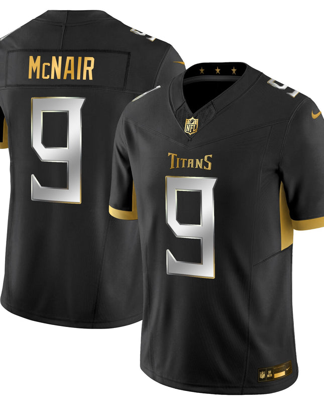 Men's Tennessee Titans 2025 Gold Vapor Limited Jersey - All Stitched