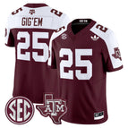 Maroon Alternate / #25 Gig'Em / S