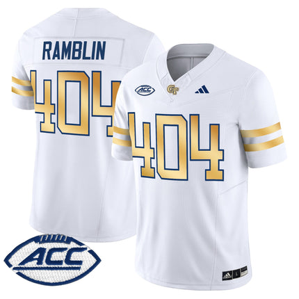 Youth's Georgia Tech Yellow Jackets 2025 Vapor Limited Jersey - All stitched