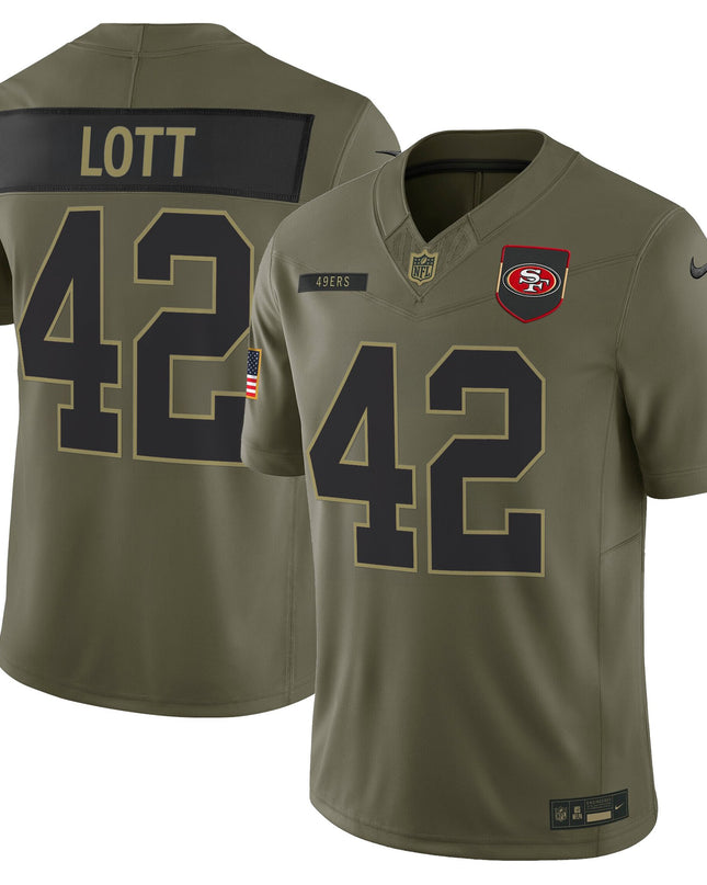 Men's San Francisco 49ers 2025 Salute to Service Vapor Limited Jersey - All Stitched