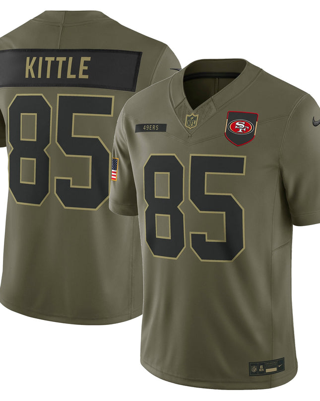 Men's San Francisco 49ers 2025 Salute to Service Vapor Limited Jersey - All Stitched