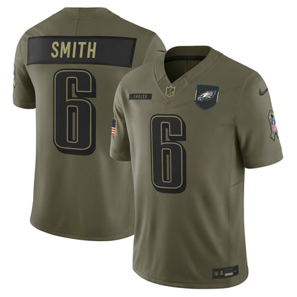 Men's Philadelphia Eagles 2025 Salute to Service Limited Jersey - All Stitched