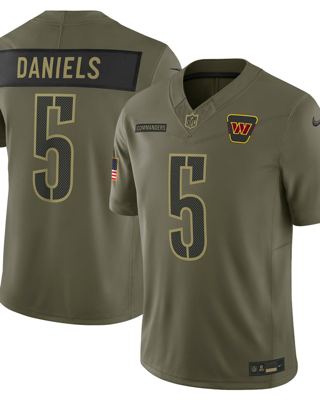 Men's Washington Commanders 2025 Salute to Service Vapor Limited Jersey - All Stitched