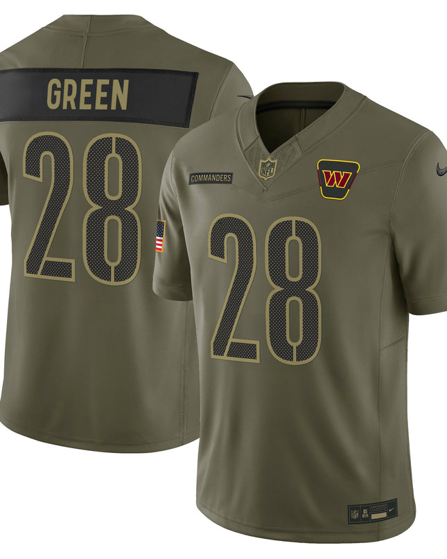 Men's Washington Commanders 2025 Salute to Service Vapor Limited Jersey - All Stitched