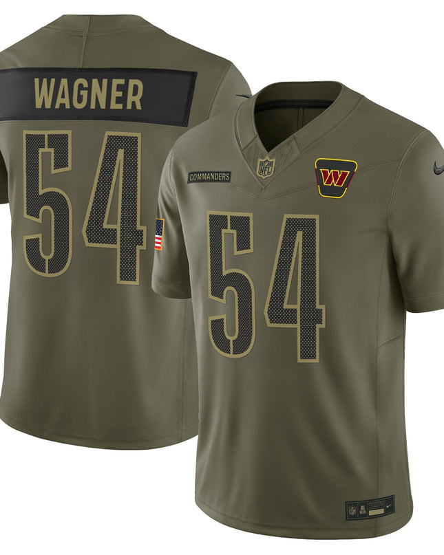 Men's Washington Commanders 2025 Salute to Service Vapor Limited Jersey - All Stitched