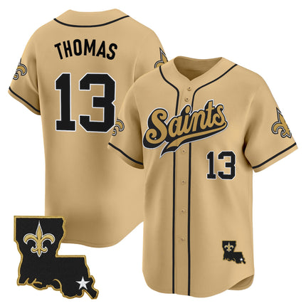 Men's New Orleans Saints 2025 Vapor Baseball Jersey - All Stitched