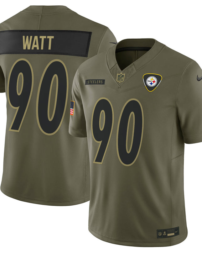 Pittsburgh Steelers 2025 Salute to Service Vapor Limited Jersey - All Stitched