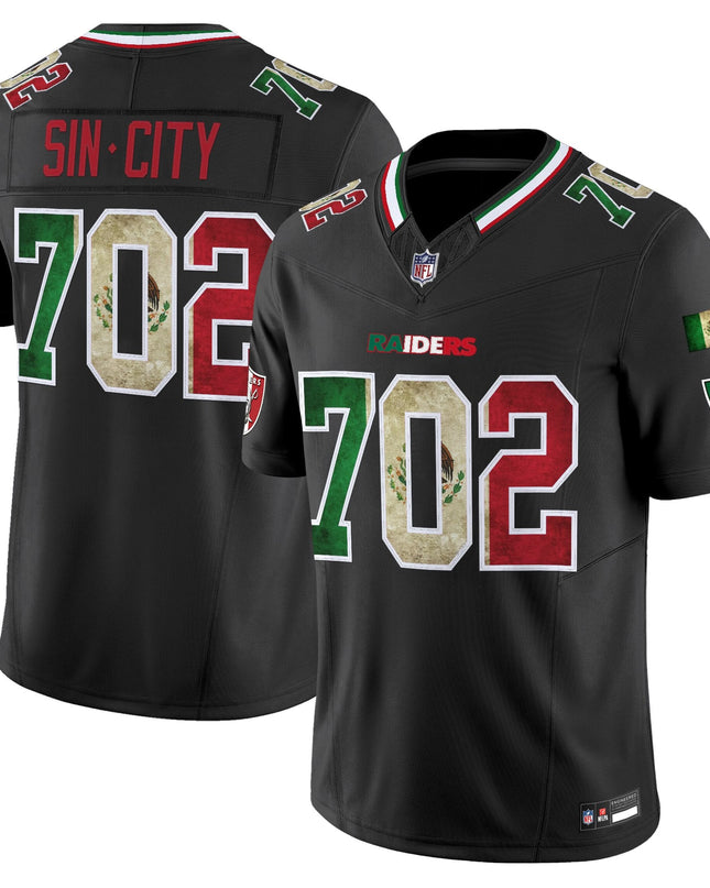 Men's Las Vegas Raiders Mexico Vapor Limited Jersey - All Stitched