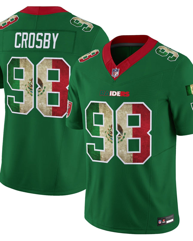 Men's Las Vegas Raiders Mexico Vapor Limited Jersey - All Stitched