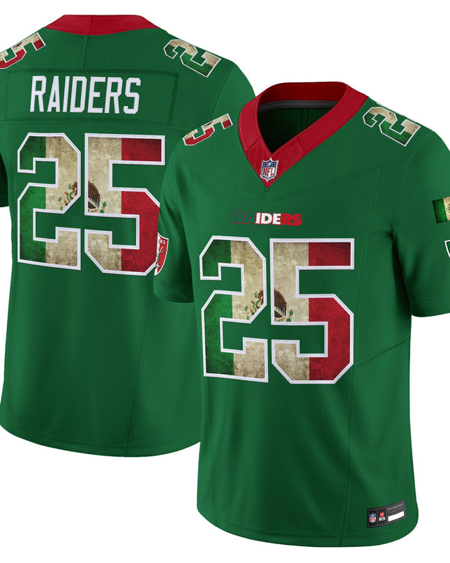 Men's Las Vegas Raiders Mexico Vapor Limited Jersey - All Stitched