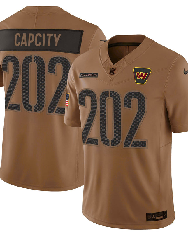Men's Washington Commanders 2025 Salute to Service Vapor Limited Jersey - All Stitched