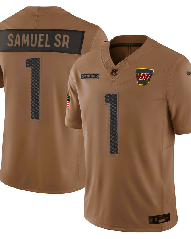 Men's Washington Commanders 2025 Salute to Service Vapor Limited Jersey - All Stitched