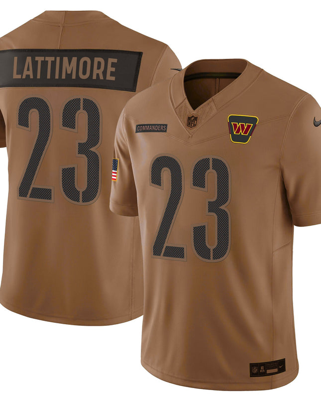 Men's Washington Commanders 2025 Salute to Service Vapor Limited Jersey - All Stitched