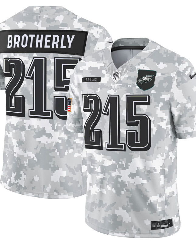 Men's Philadelphia Eagles 2025 Salute to Service Limited Jersey - All Stitched