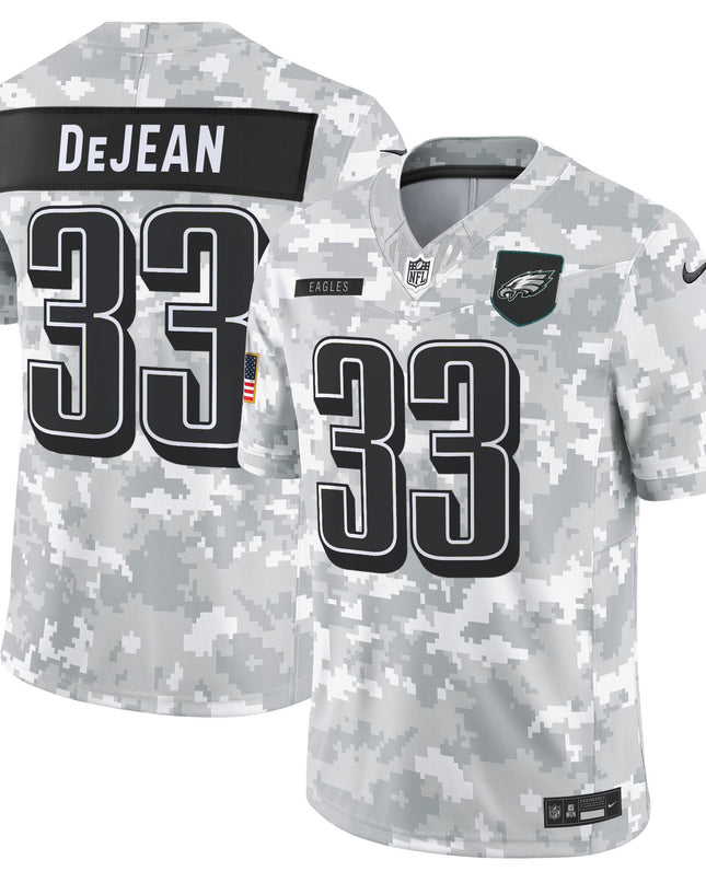 Men's Philadelphia Eagles 2025 Salute to Service Limited Jersey - All Stitched