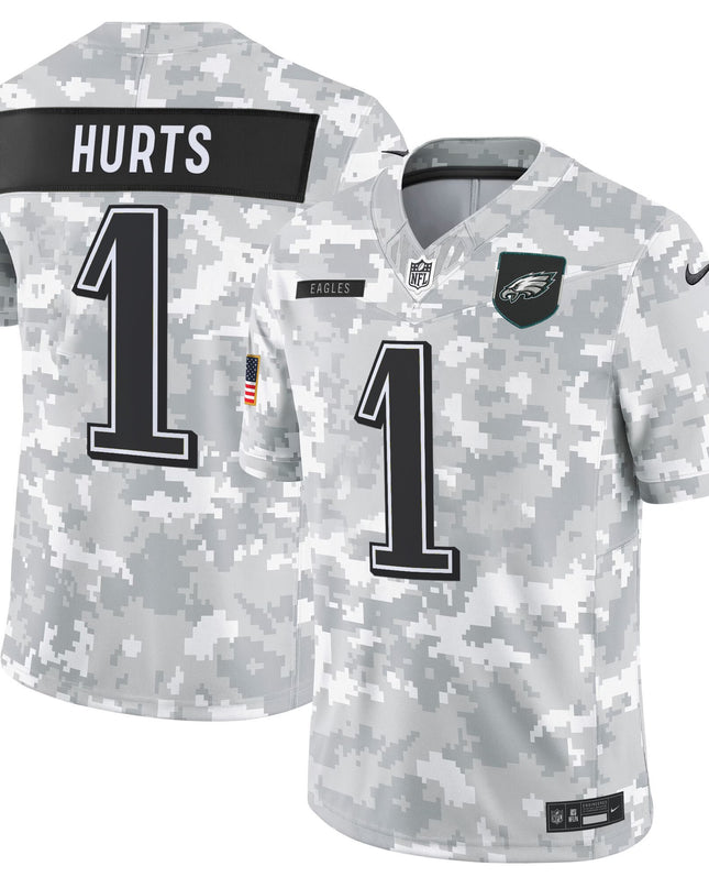 Men's Philadelphia Eagles 2025 Salute to Service Limited Jersey - All Stitched