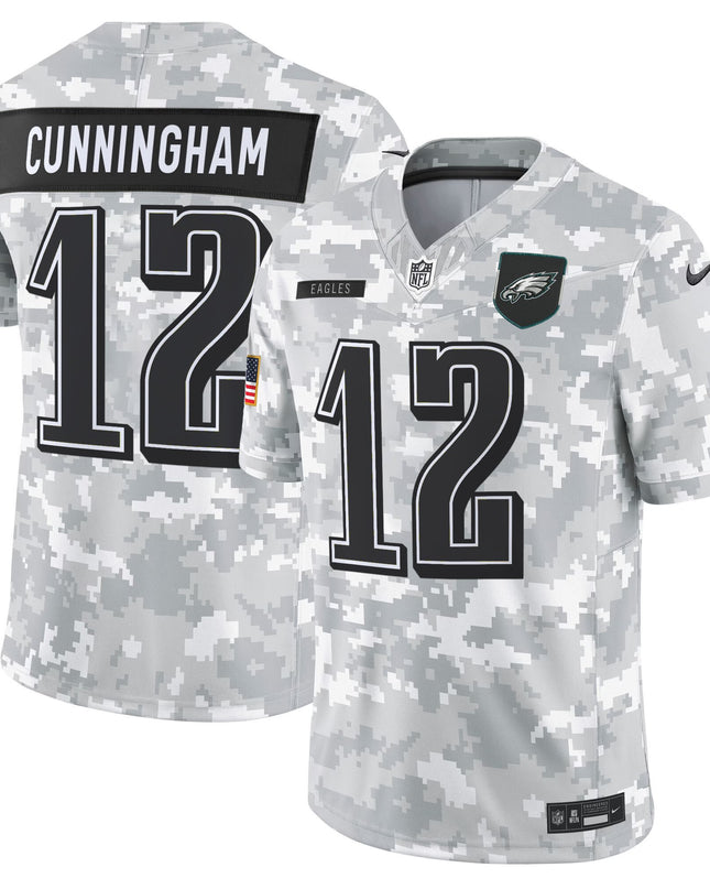 Men's Philadelphia Eagles 2025 Salute to Service Limited Jersey - All Stitched
