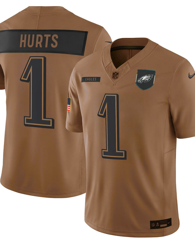 Men's Philadelphia Eagles 2025 Salute to Service Limited Jersey - All Stitched
