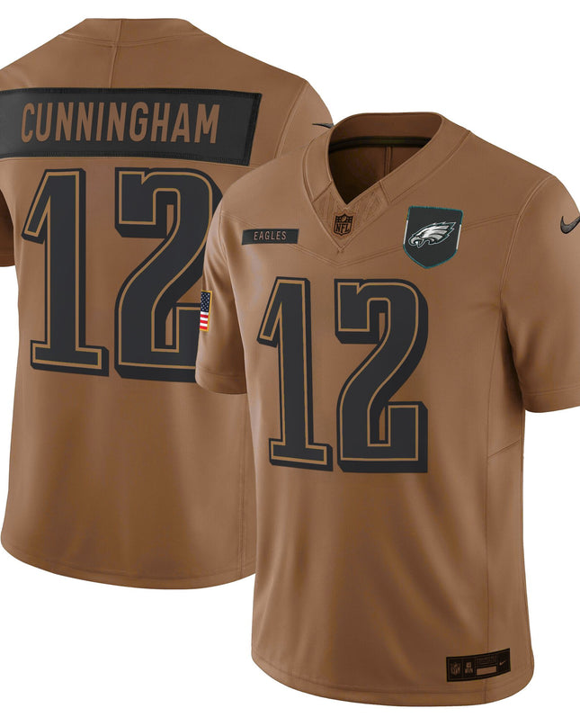 Men's Philadelphia Eagles 2025 Salute to Service Limited Jersey - All Stitched