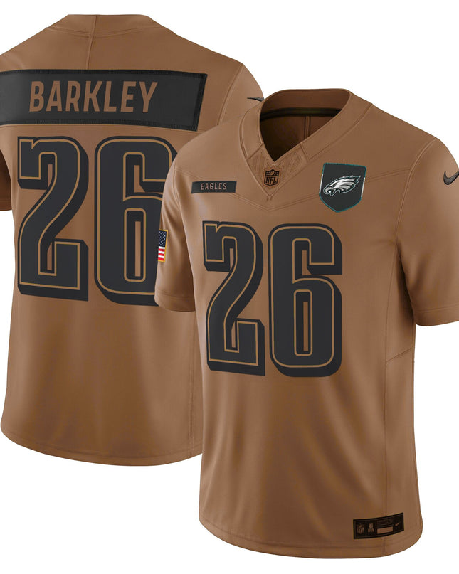 Men's Philadelphia Eagles 2025 Salute to Service Limited Jersey - All Stitched