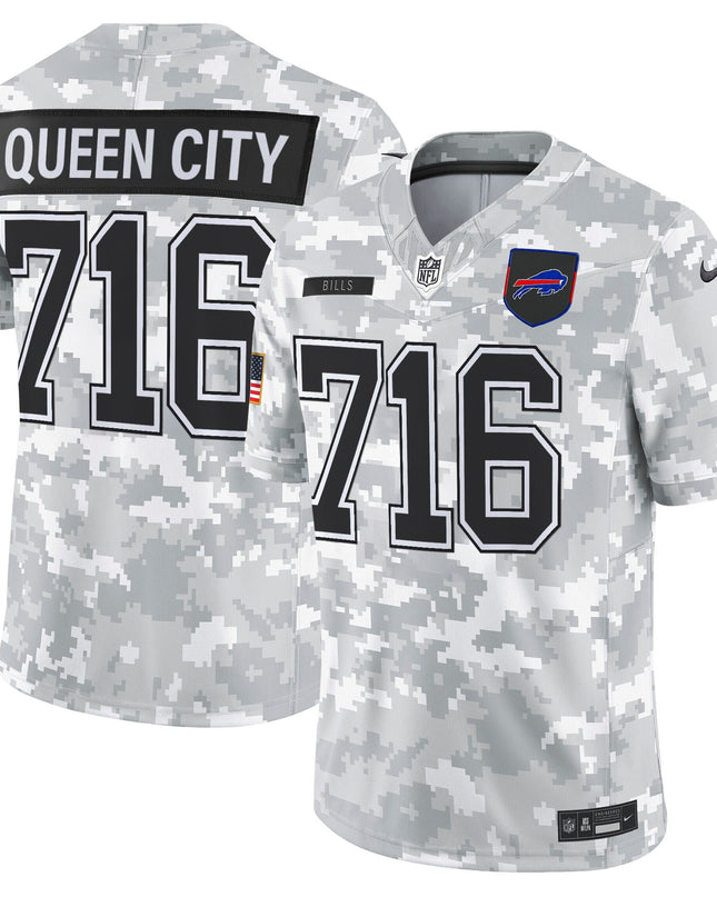 Men's Buffalo Bills 2025 Salute to Service Vapor Limited Jersey - All Stitched