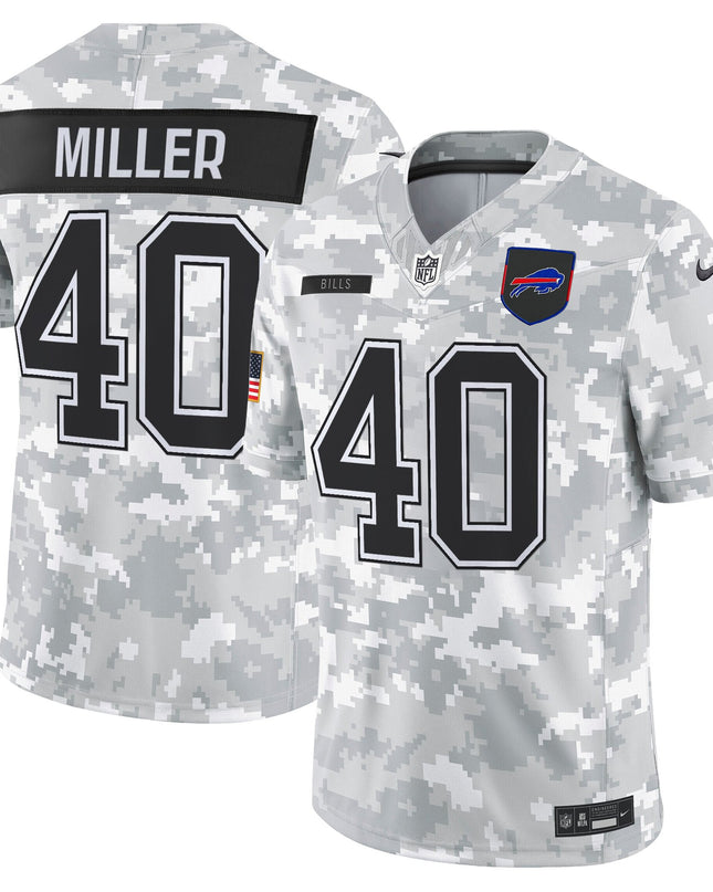 Men's Buffalo Bills 2025 Salute to Service Vapor Limited Jersey - All Stitched