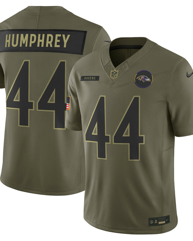 Baltimore Ravens 2025 Salute to Service Vapor Limited Jersey - All Stitched
