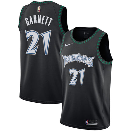 Minnesota Timberwolves 2025/26 "Black Trees" Swingman Jersey - All Stitched