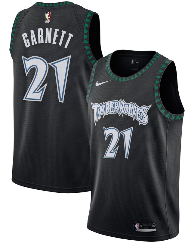 Minnesota Timberwolves 2025/26 "Black Trees" Swingman Jersey - All Stitched