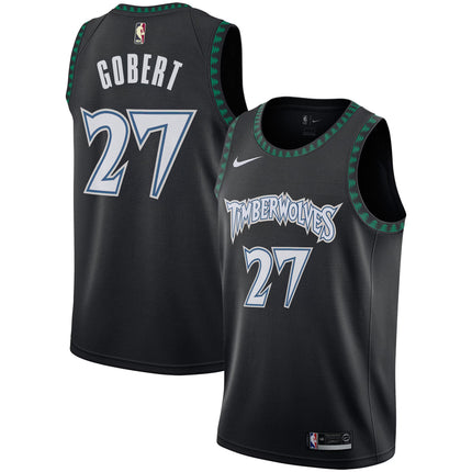 Minnesota Timberwolves 2025/26 "Black Trees" Swingman Jersey - All Stitched