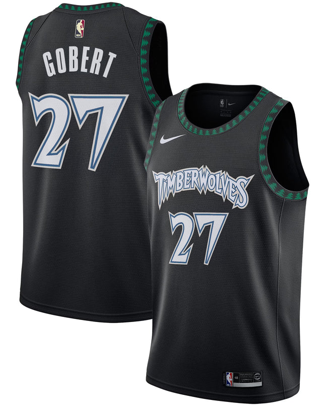 Minnesota Timberwolves 2025/26 "Black Trees" Swingman Jersey - All Stitched