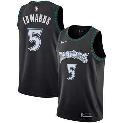 Minnesota Timberwolves 2025/26 "Black Trees" Swingman Jersey - All Stitched