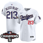 White / Bleed Blue 213 / S