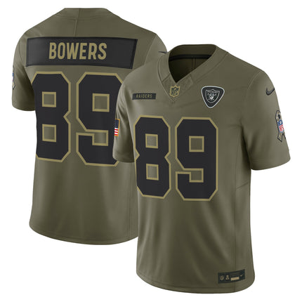 Las Vegas Raiders 2025 Salute to Service Vapor Limited Jersey - All Stitched