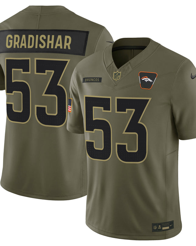 Men's Denver Broncos 2025 Salute to Service Vapor Limited Jersey - All Stitched