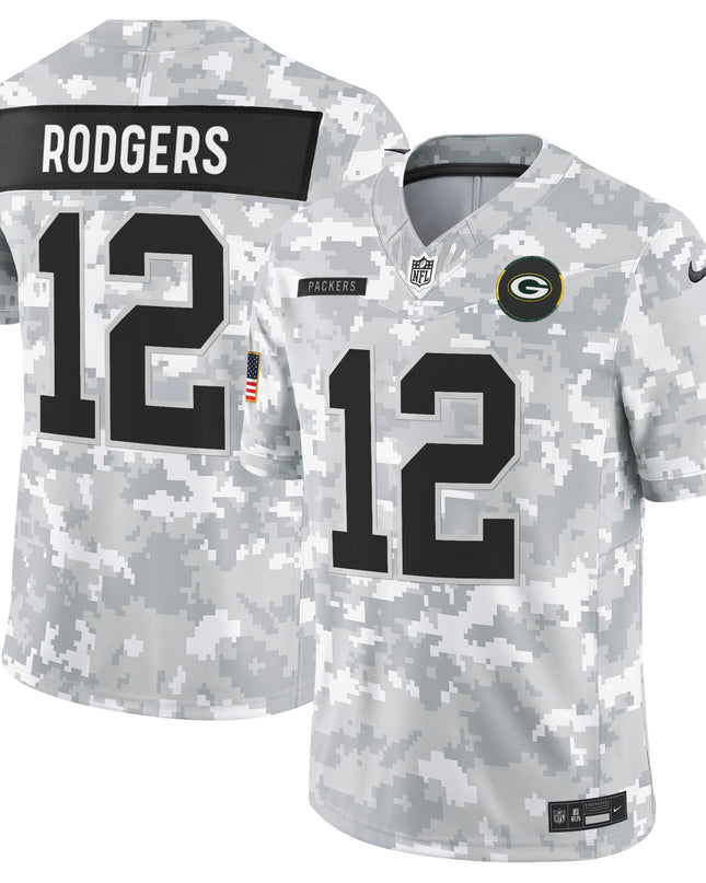 Men's Green Bay Packers 2025 Salute to Service Vapor Limited Jersey - All Stitched