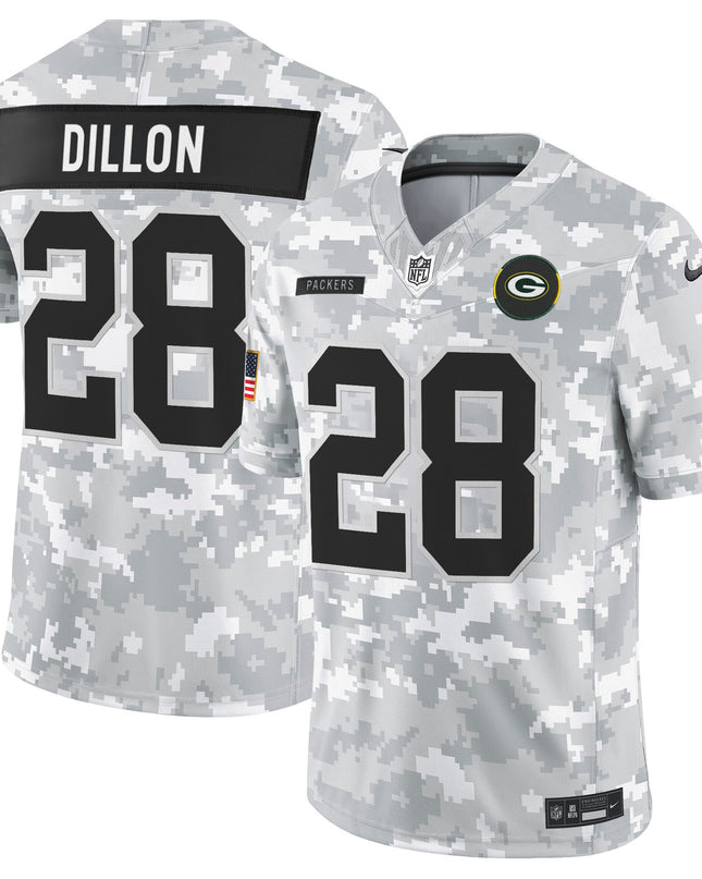 Men's Green Bay Packers 2025 Salute to Service Vapor Limited Jersey - All Stitched