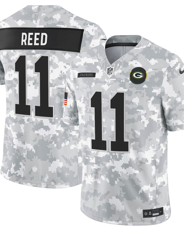 Men's Green Bay Packers 2025 Salute to Service Vapor Limited Jersey - All Stitched