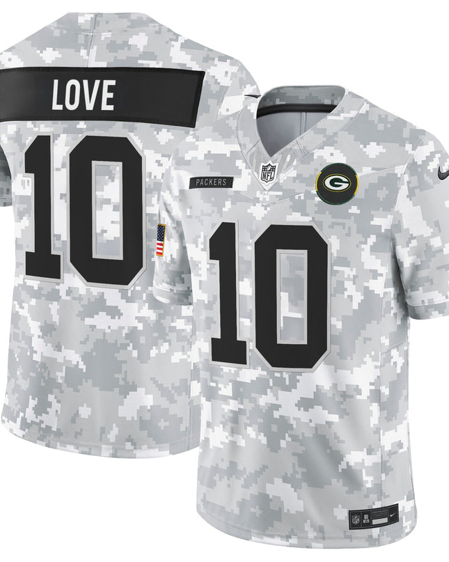 Men's Green Bay Packers 2025 Salute to Service Vapor Limited Jersey - All Stitched