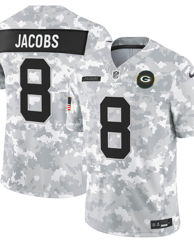 Men's Green Bay Packers 2025 Salute to Service Vapor Limited Jersey - All Stitched