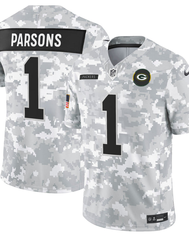 Men's Green Bay Packers 2025 Salute to Service Vapor Limited Jersey - All Stitched