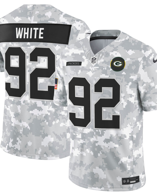 Men's Green Bay Packers 2025 Salute to Service Vapor Limited Jersey - All Stitched