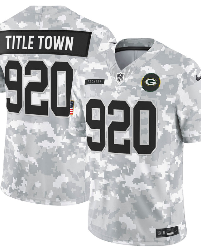 Men's Green Bay Packers 2025 Salute to Service Vapor Limited Jersey - All Stitched