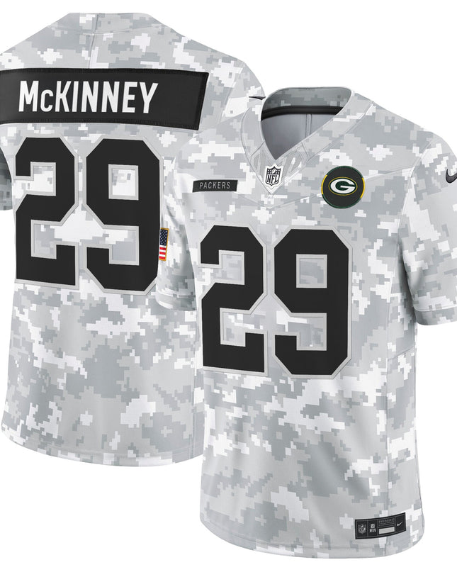Men's Green Bay Packers 2025 Salute to Service Vapor Limited Jersey - All Stitched