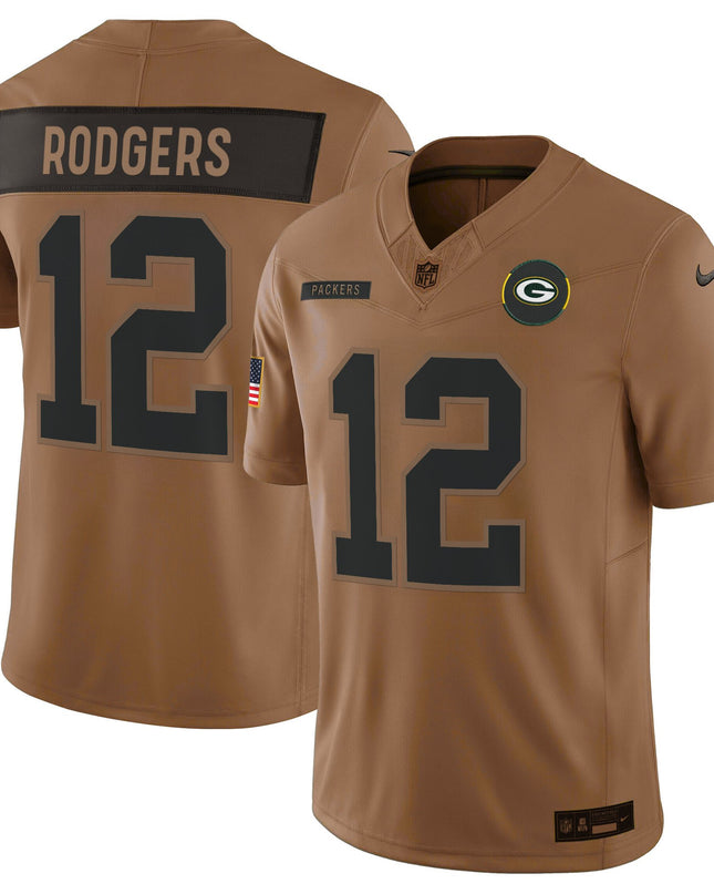 Men's Green Bay Packers 2025 Salute to Service Vapor Limited Jersey - All Stitched