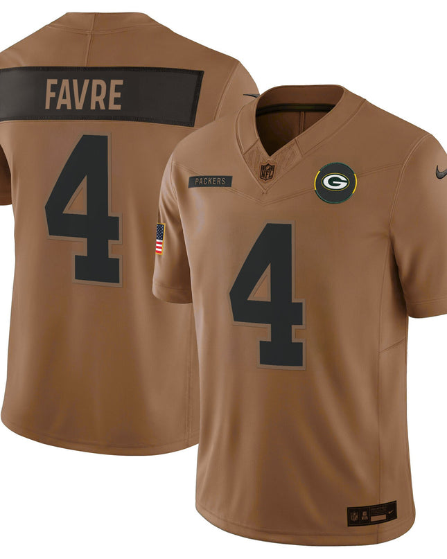 Men's Green Bay Packers 2025 Salute to Service Vapor Limited Jersey - All Stitched