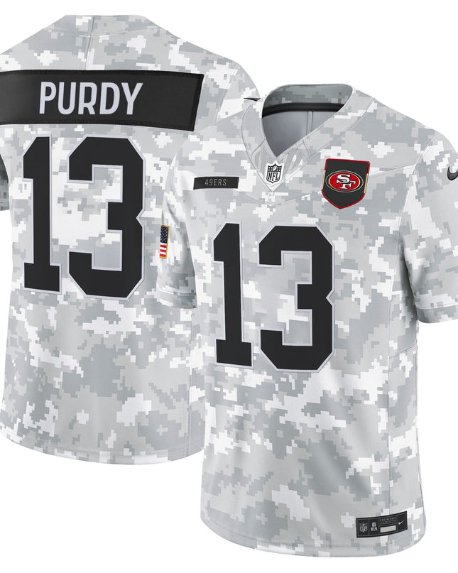 Men's San Francisco 49ers 2025 Salute to Service Vapor Limited Jersey - All Stitched