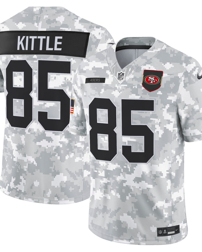 Men's San Francisco 49ers 2025 Salute to Service Vapor Limited Jersey - All Stitched