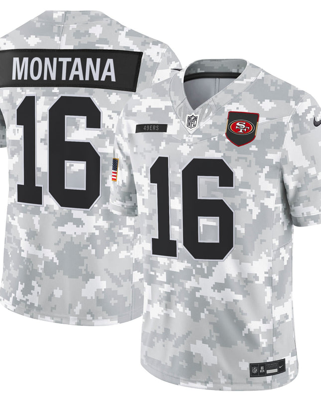Men's San Francisco 49ers 2025 Salute to Service Vapor Limited Jersey - All Stitched