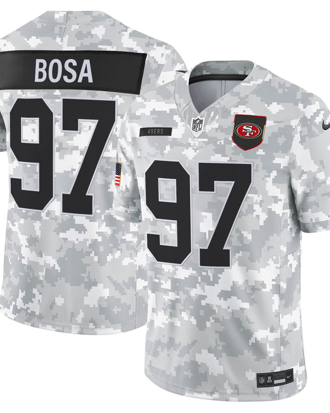 Men's San Francisco 49ers 2025 Salute to Service Vapor Limited Jersey - All Stitched